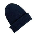 Old Navy black ribbed knit hat winter cap casual warm style one size Photo 0