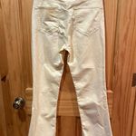 ZARA high rise pale yellow straight jeans women’s size 6 Photo 1