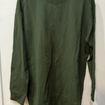Lole Army Green NWOT Longer in Back Sweatshirt Tunic Top Shirt Size Small Photo 0
