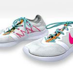 Nike White Pink Viale Tech Racer Running Shoe Photo 7