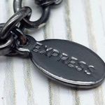 EXPRESS  Gray Gun Metal Multi Strand Smokey Beaded Necklace Tassel Accent 16" Photo 9