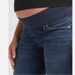 Gap Maternity Stretch Flare Jeans Dark Wash Demi Panel Women’s size 6 maternity Photo 1