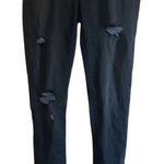 Joie Black Distressed Ripped Skinny Jeans Trendy‎ Casual Denim Pants Photo 0
