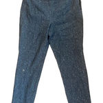 Talbots Sequin Dress Pants Black Marled Wool Blend Lined Trousers SIZE 8 Photo 0