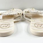 Jack Rogers Georgica Jelly Thong Sandals Cream White 8 Photo 4