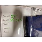 Fresh Produce  Slub Cotton Tunic‎ Top Women XL Blue Asymmetric Pocket 3/4 Sleeve Photo 4