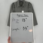 ZARA  Black White Houndstooth Mini Shirt Dress Photo 7