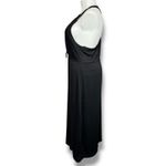 Torrid Vintage  Womens Maxi Blouson Sundress V Neck Sleeveless Lace Back Black 4X Photo 5