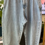 ZARA  paper bag waist jeans size 12 Photo 0