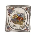 Visba Stoffels Swiss Silk Pocket Square Flower Wagon Vintage Hanker Photo 2