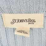 Vintage 90s Blue Striped Quarter Zip Sweater Size M Photo 4