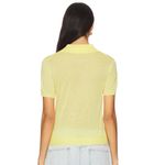LIONESS Untamed Short Sleeve Top in Butter Photo 2
