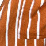 Cotton On Orange/ white striped midi dress Orange Size M Photo 5
