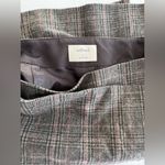 Aritzia Wilfred “Claudette Green Check" Wrap Plaid Skirt Size 2 Gray Photo 1