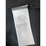 Madewell  Thermal Shirt Womens size Medium Waffle Knit‎ long sleeve Blouse Black Photo 4