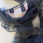 Victoria's Secret Very Sexy Black Lingerie Slip Babydoll Sheer Lace Large Photo 7