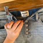 Kensie  Button Fly Denim Mini Skirt Photo 1