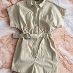 The Fifth Label Beige Khaki Belted Romper Size US 6 / UK 10 Photo 0