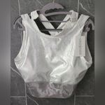 NWT Crowned Athletics Galactic Gals Rebel Princess Long Sports Bra XXXL 3X Large Silver Size undefined Photo 4