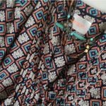 Moon Collection COPY - Moon brand boho flowy patterned blouse Photo 4