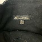 Shinestar black high waisted mini skirt woman’s size small Photo 2