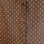 Koret of California Brown with Bows Button Front Tank Blouse Size Medium Photo 3