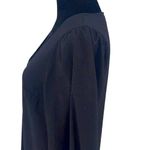 H&M  Women's Viscose V-Neck High Slit Crepe‎ Midi Dress Black Size XS Photo 3