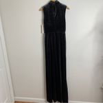 Revelry Beck Velvet Dress in Slate Blue Size 10 Photo 3