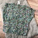 Tulle Womens Blouse Size Medium‎ Floral Sheer Green Pink Blue Oversized NEW Photo 5
