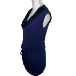 Athleta  Cowl Neck Jersey Stretch Knit Hooded Mini Athletic Activewear Dress, XS Photo 3