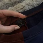 Urban Outfitters Brown, blue and grey patchwork crewneck sweatshirt from Photo 1