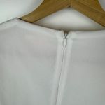 Showpo Can I Be Your Honey Mini Dress Size 4 White Ruched V Photo 3