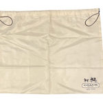 Coach  1941 19.5” x 15” Horse & Carriage Stagecoach Satin Tote Boston Bag Dustbag Photo 0