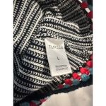 THML Women's Sleeveless Knit Tank Top Multicolor Crochet Trim Size L Photo 6