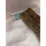 Bryn Walker S Pink 100% Linen Top Shell Button Up Long Sleeve Classic Oversize Photo 7