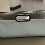 Clutch Sleek White and Silver Clutch with Modern Design Photo 0
