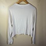 Daydreamer  Def Leppard Leopard Graphic Long Sleeve Crop Top Tee Size Medium Boho Photo 6