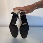 Etienne Aigner  Dreamer Bone Off White Leather Heels Size 9.5 Photo 4