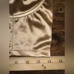 Free People  Top Womens Large Latte Casino Royal Brami Crop Smocked Back Y2K NEW Photo 8