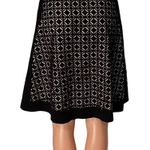 White House | Black Market A Line Black White Skirt WHBM ~Women's Size 00 Photo 2