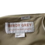 Birdy Grey  Champagne Satin Slit Bridesmaid Formal Dress Women Size Medium | 65-2 Photo 5