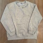 Embroidered Duke Blue Devils Grey Sweatshirt Gray Size L Photo 0