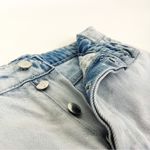 H&M  Distressed High-Rise Button Fly Shorts | Size 8 Photo 4
