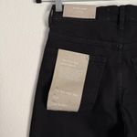 Everlane NEW  Sz 25 Long The Way High Straight Jean Coal Black Organic Cotton Photo 9