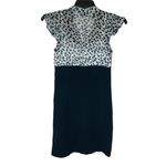 By & By Sleeveless Dress Size 5 Navy Blue White Photo 1