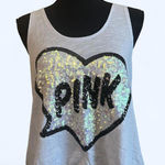 Victoria's Secret  PINK sequin tank top Photo 0
