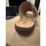 Clarks Collection Lureann Nora Leather Beige Strappy Comfort Shoes Size 12 W Photo 4