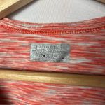 Athleta  Pink & Orange Heather Fast Track Ruched Short Sleeve T-Shirt M Photo 4