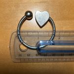 Sterling Silver Vintage Mexico 925  Heart Keyring Photo 11