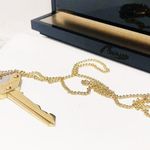 Dolce & Gabbana Authentic RARE Vintage Large Gold Y2K Key Necklace Photo 7